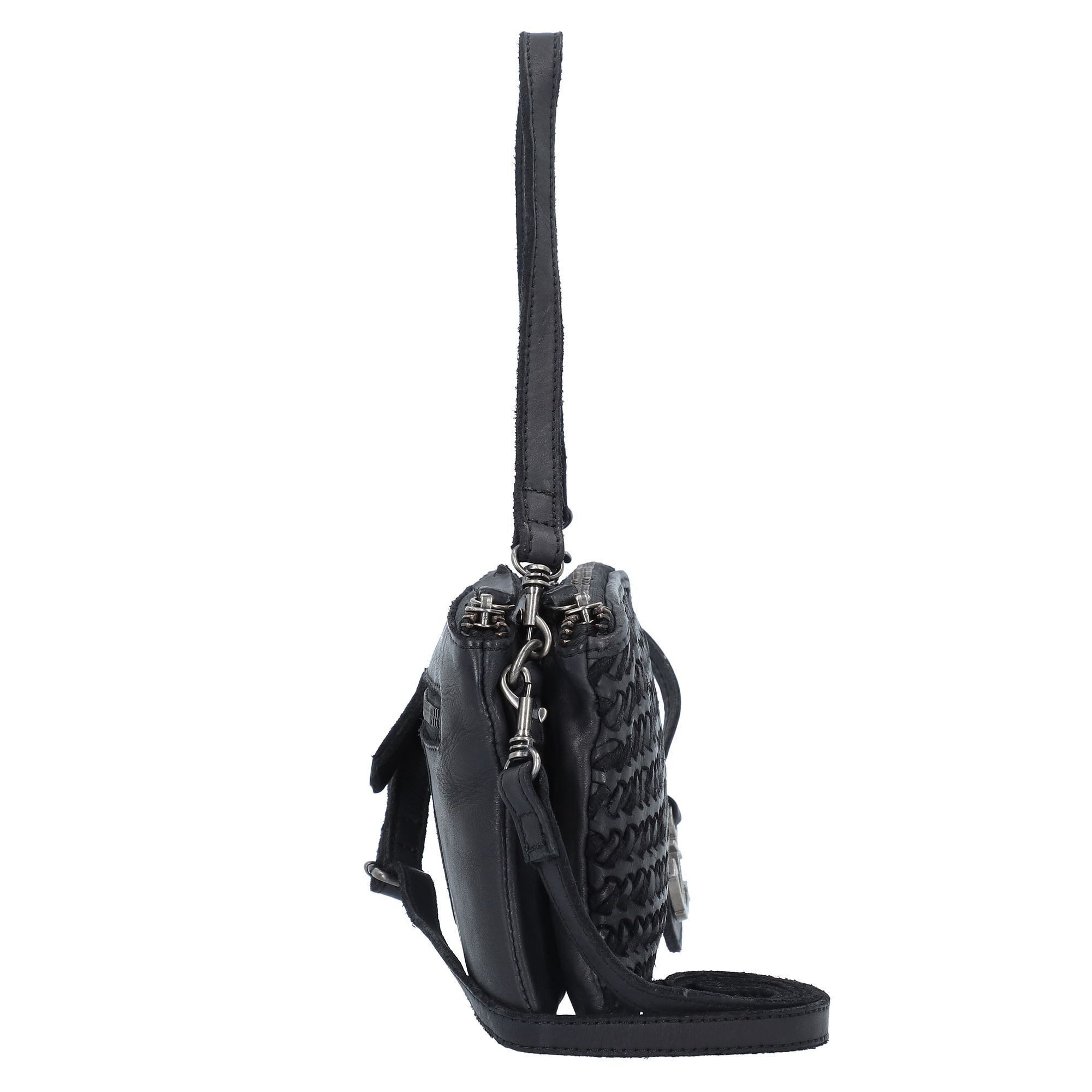 HARBOUR 2nd Schultertasche Soft Weaving, Leder