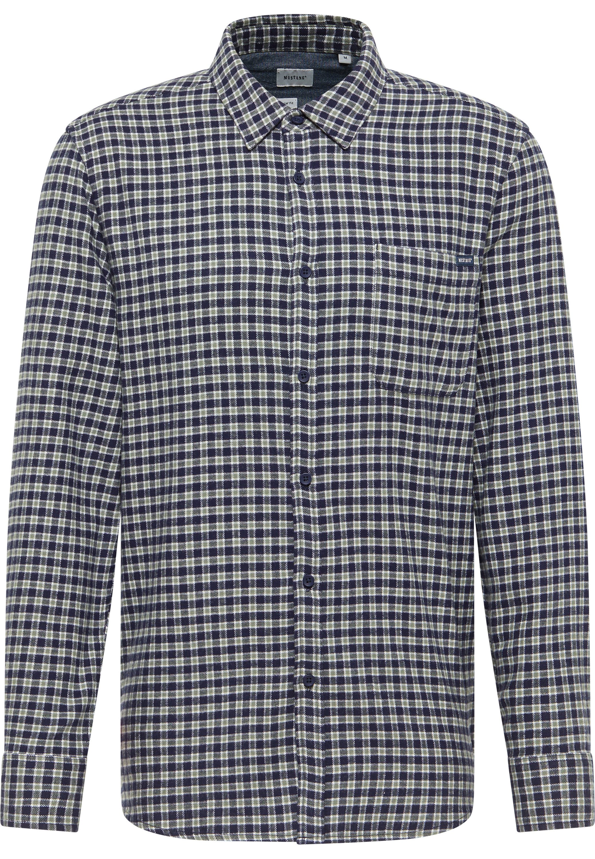 MUSTANG Langarmhemd Herren Style Eastbridge