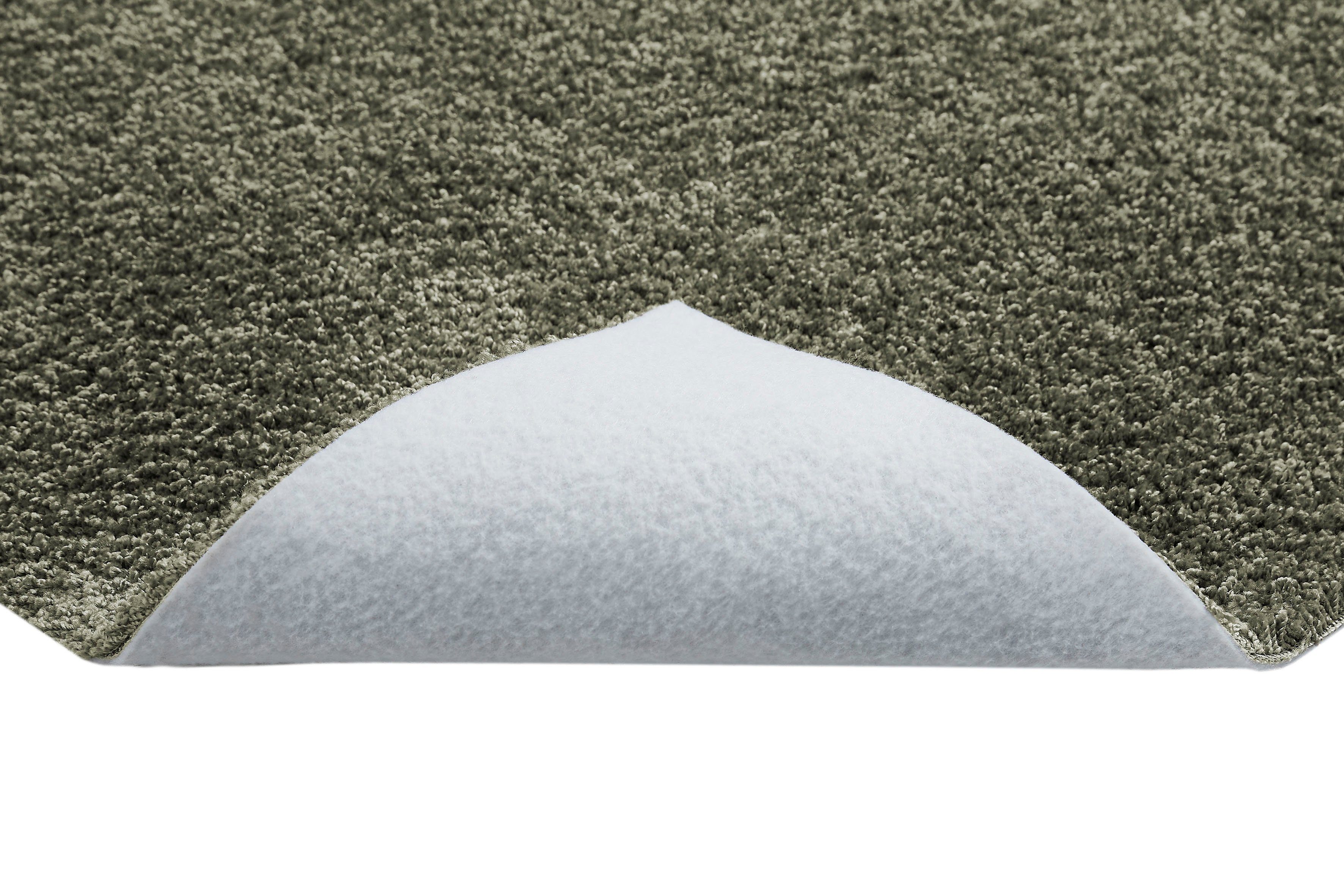 Teppichboden Coupon Velours Portland, Andiamo, Farben, Uni grün 400 Höhe: Breite pflegeleicht cm, strapazierfähig, rechteckig, mm, 11