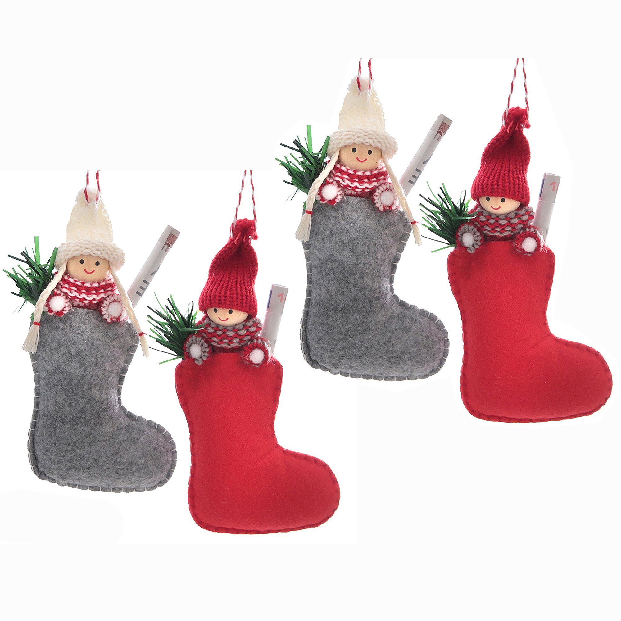 Annastore Aufbewahrungsbox 4 x Wichtel in günstig online kaufen