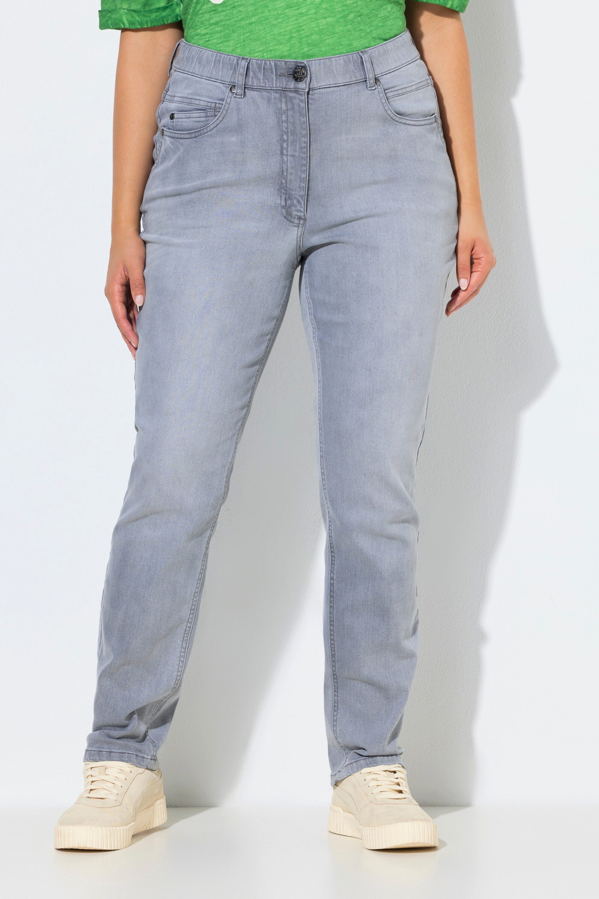 Ulla Popken Regular-fit-Jeans Jeans Mia Komfortbund 5-Pocket-Hose