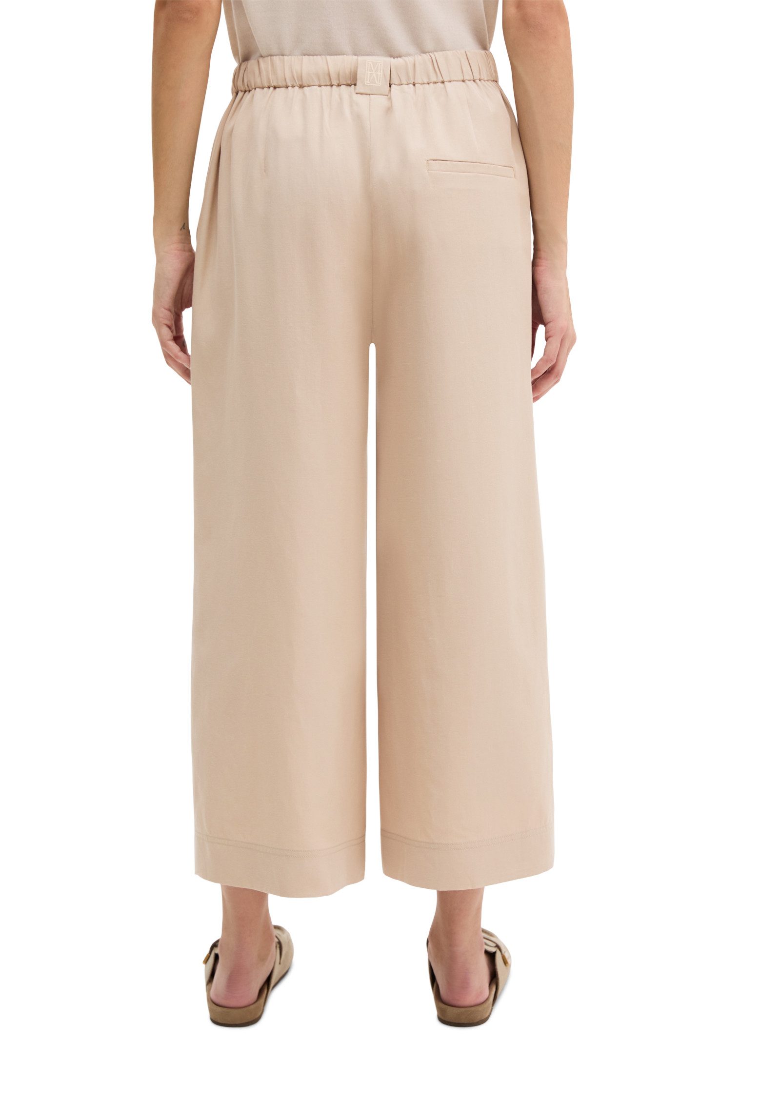 Marc O'Polo Dehnbund-Hose MARGO Wide Model Margo wide aus Lyocell-Leinen-Mi günstig online kaufen