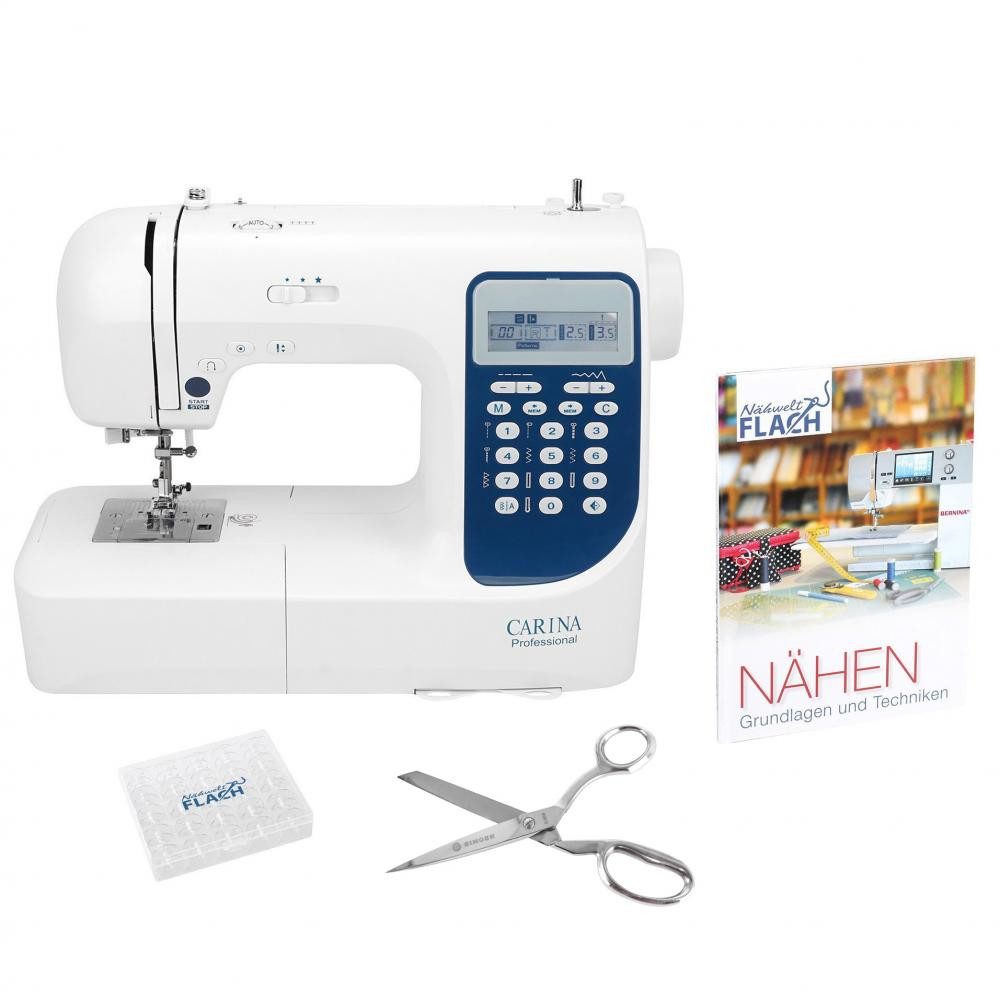 Carina Nähmaschine - Professional Rundum-sorglos Starter-Set, 206 Programme