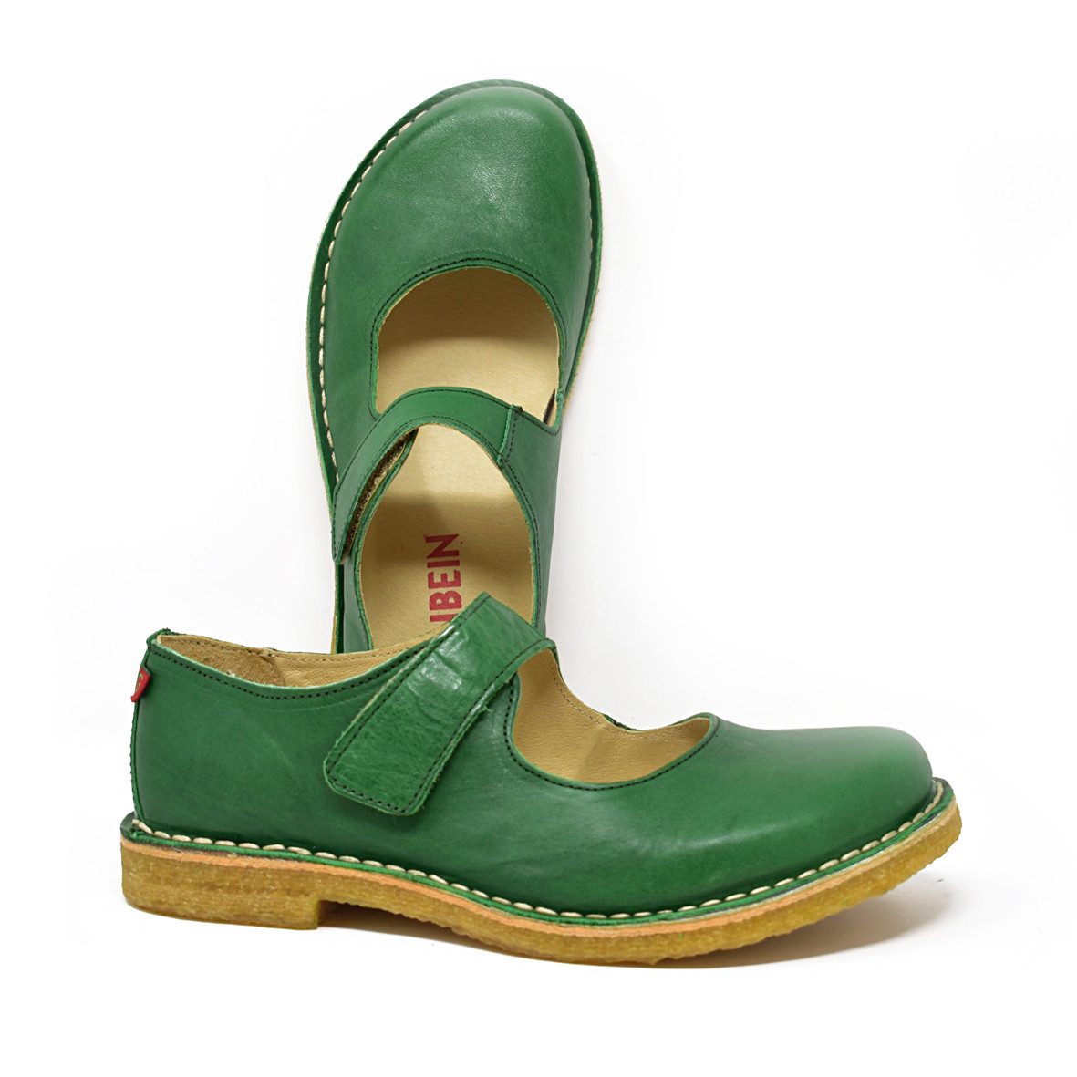 GRÜNBEIN Spangen-Ballerinas Gerda Naturform Ballerina