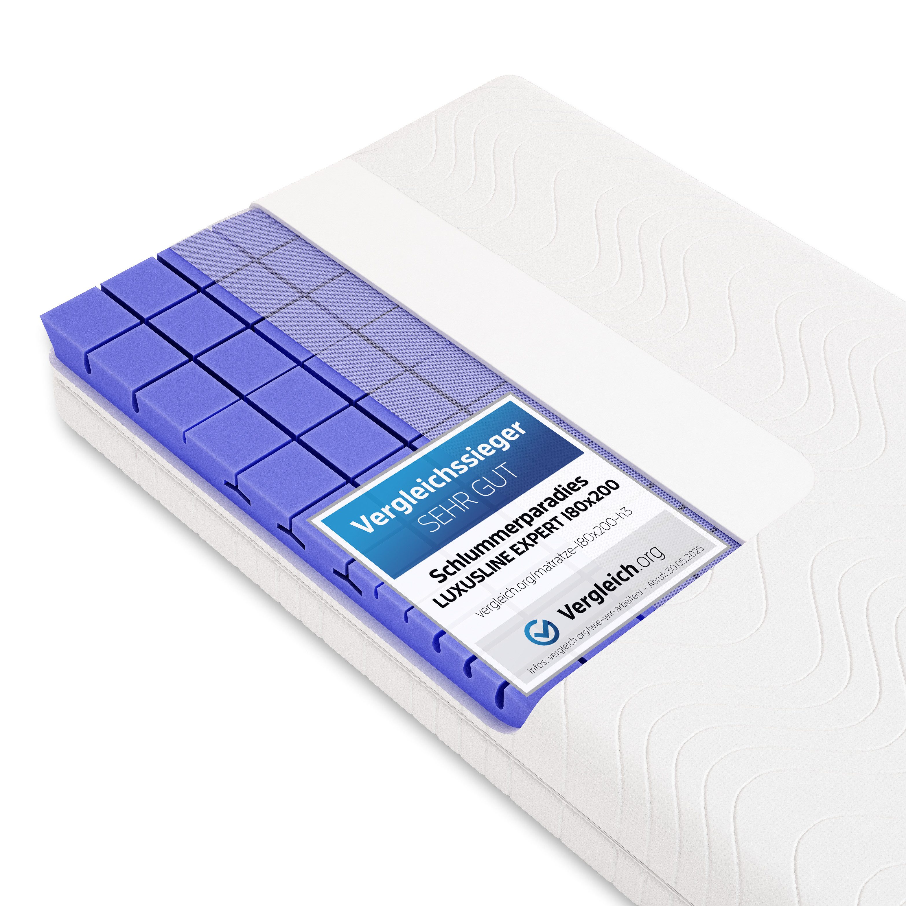 Kaltschaummatratze Luxusline Expert®, Schlummerparadies, 19 cm hoch, 7 Zone günstig online kaufen