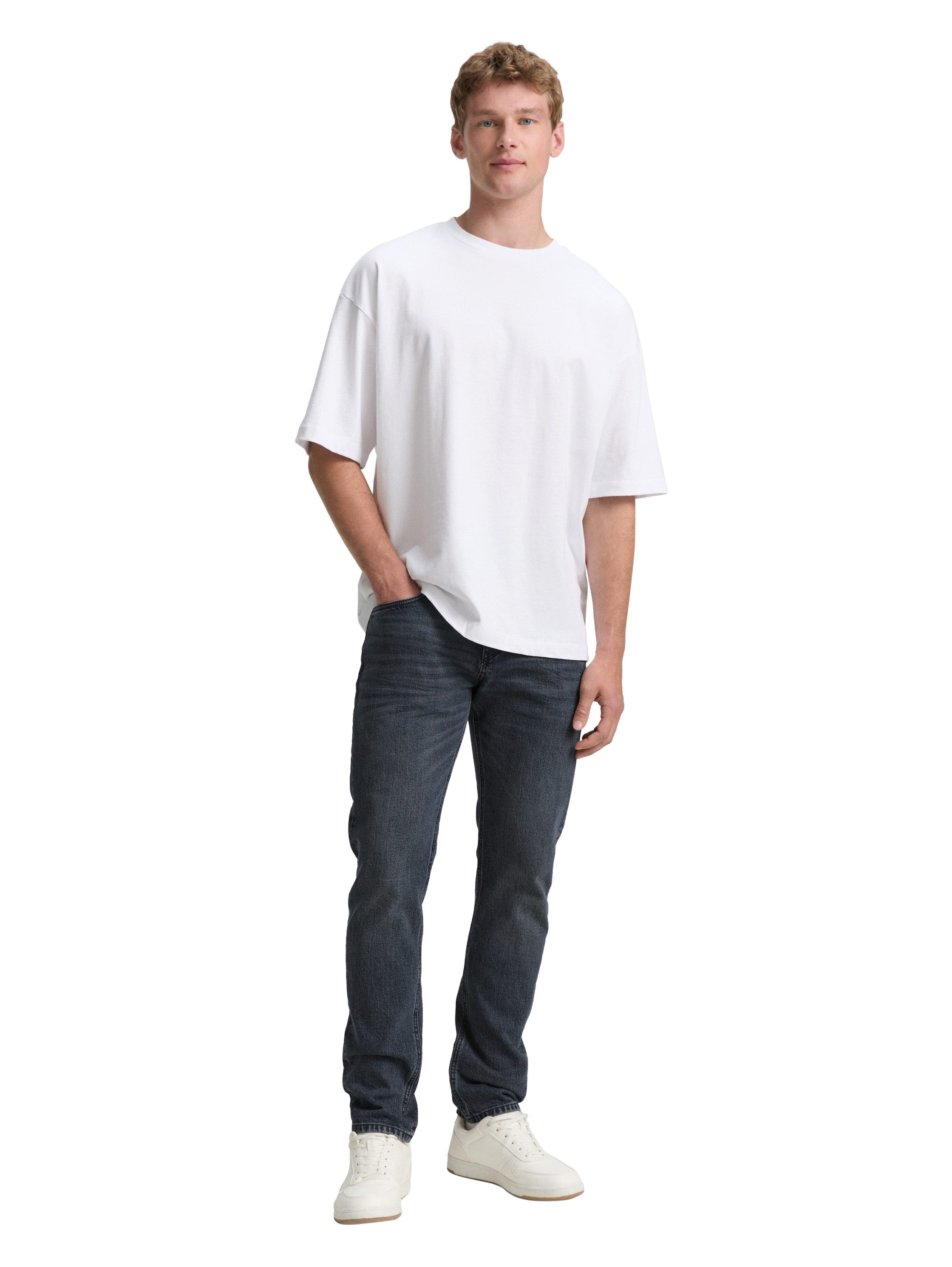 TOM TAILOR Denim Slim-fit-Jeans PIERS Slim fit mit etwas niedrigerer Leibhöhe – Bild 4 von 5