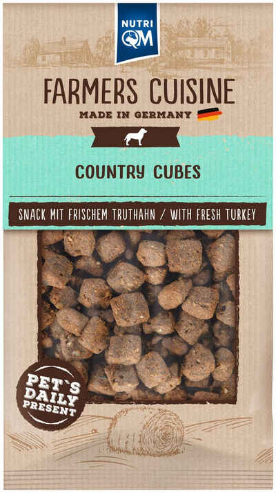 NutriQM Hundesnack »Country Cubes mit Truthahn«, 150g