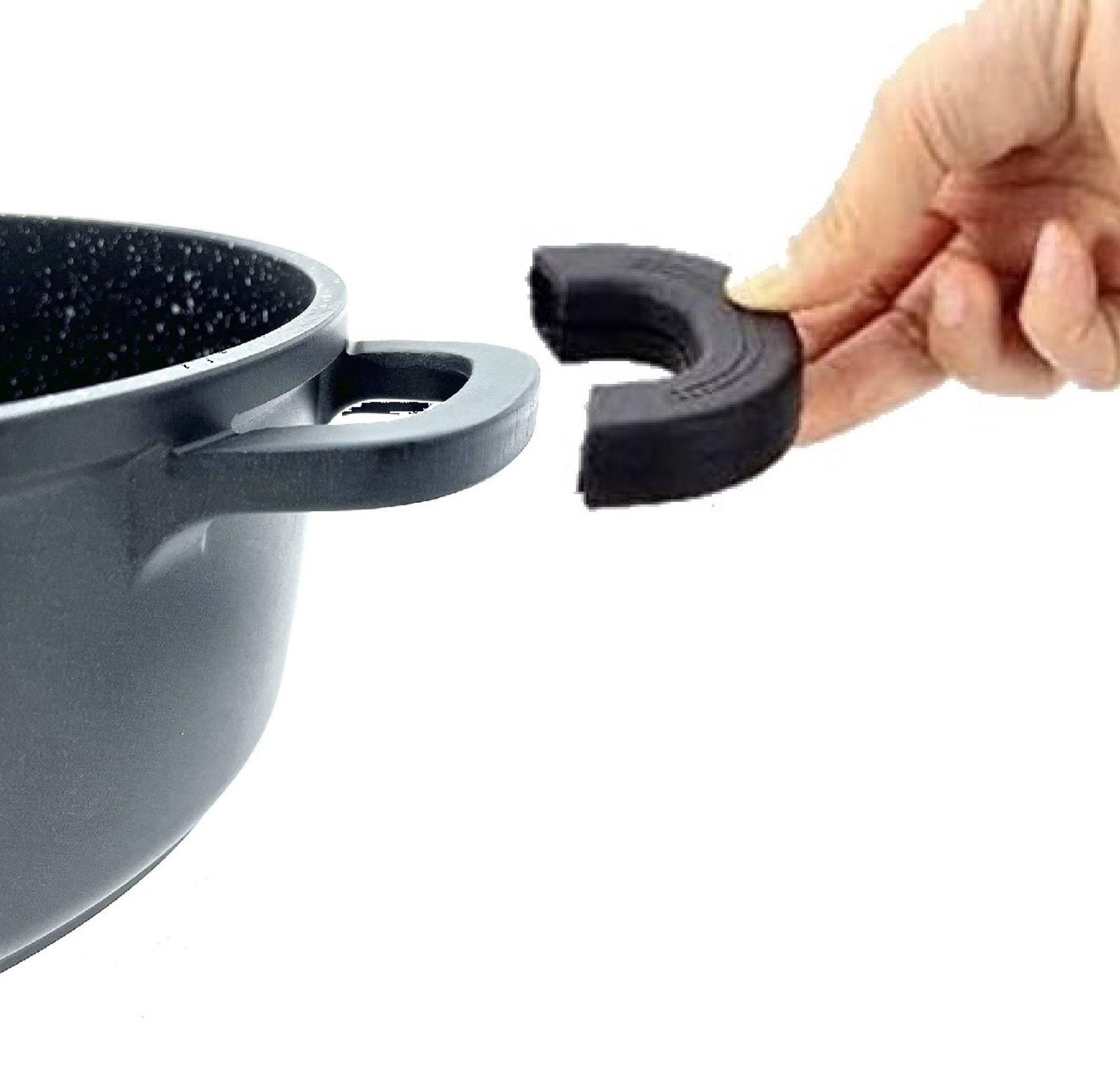 Cheffinger Topf-Set 8 tlg Kochtopf Set Topf Induktion Anti Haft 20-24-28-32cm, (8-tlg)