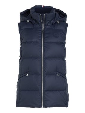 Tommy Hilfiger Steppweste FEMININE MW RECYCLED DOWN VEST mit Reißverschlusstaschen