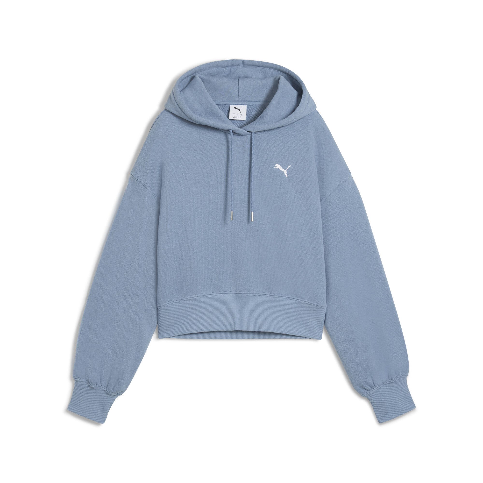 PUMA Hoodie WARDROBE ESS Kurzer Relaxed Fit Hoodie Damen günstig online kaufen