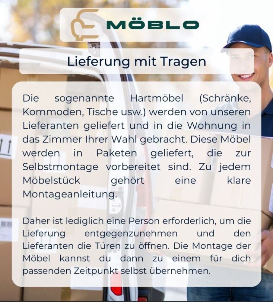 MOEBLO TV-Board Light RTV154 (Lowboard Fernsehtisch TV Bank TV Tisch Fernseher Tisch TV Möbel), (HxBxT):56 x154x39 cm