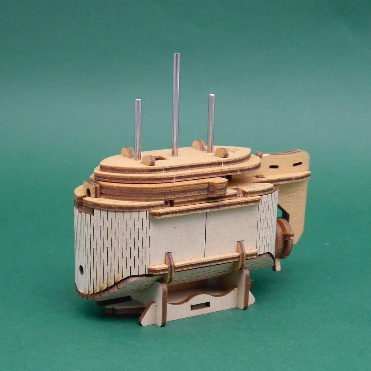 ROMBOL Denkspiele Spiel TESLAS BOAT - interessante Puzzle Box, Geschenkverpackung, Knobelspiel