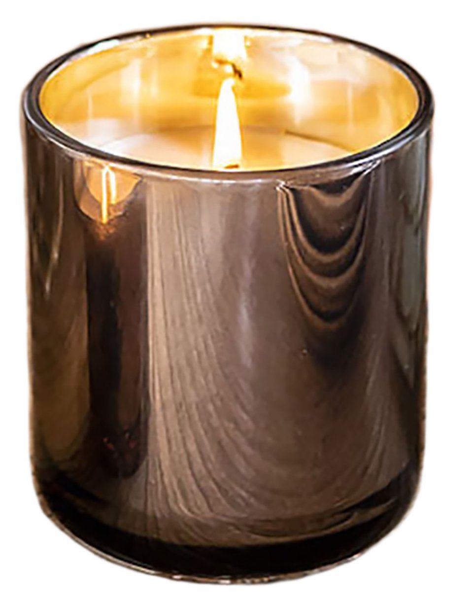 Spaas Windlicht Große Kerze im Glas Deko Kerze Bronze Metallic 65 Stunden Brenndauer (Kerze in Metallisches Glas, Schönes Geschenk für Weihnachten), mit RAL-Gütezeichen
