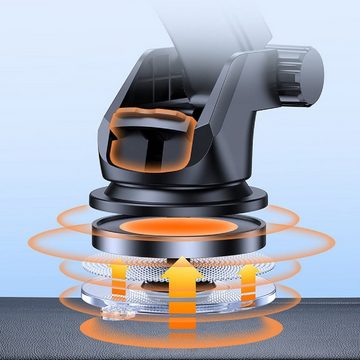 JOYROOM Handyhalterung Auto Armaturenbrett Universal mechanische Cockpithalter Handy-Halterung, (lässt sich innerhalb von 240 Grad biegen)