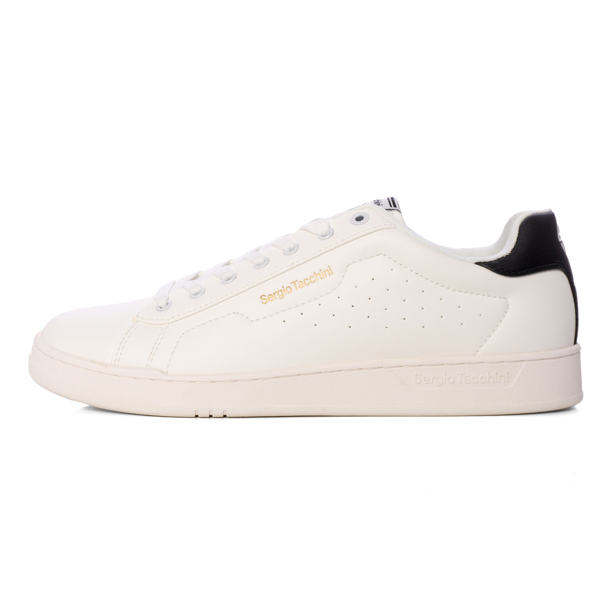 Herrenschuh Sergio Tacchini Capri, G 41, F white/black Sneaker