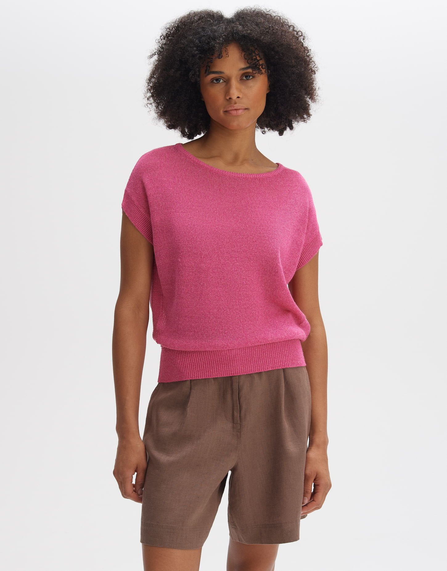 OPUS Strickpullover Pajula lockere Passform Feinstrick