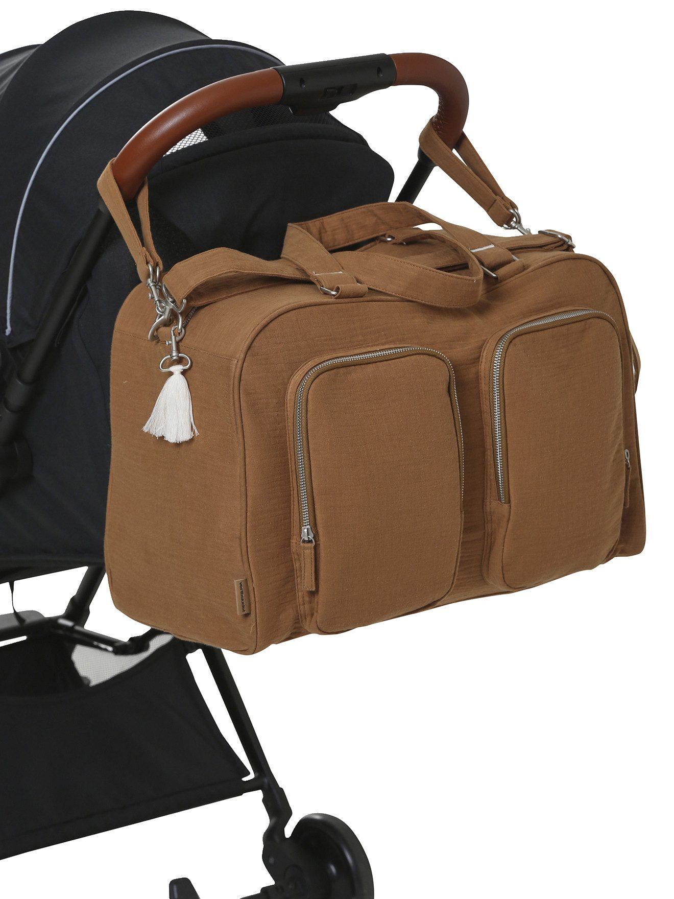 vertbaudet Wickeltasche Große Wickeltasche FAMILY L aus Musselin