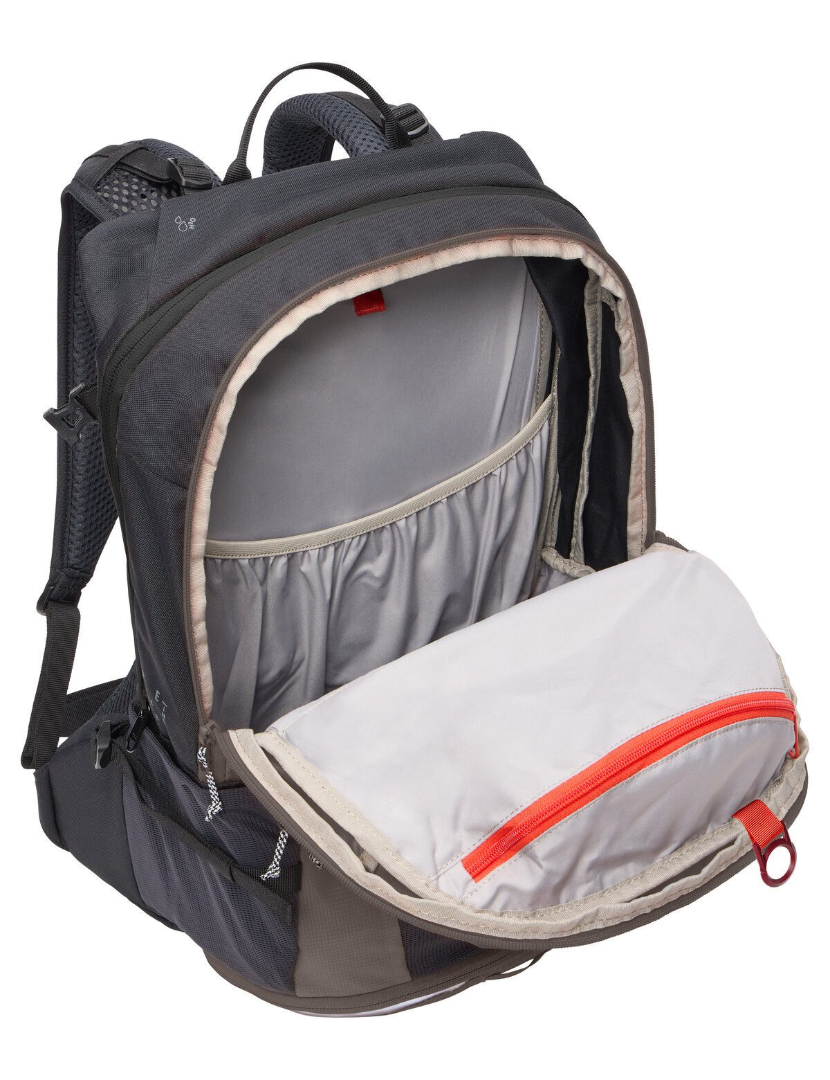 VAUDE Wanderrucksack Bike Alpin 23+5 (Kein Set), Mountainbike Fahrrad Rucksack für Mehrtagestouren und Alpencross