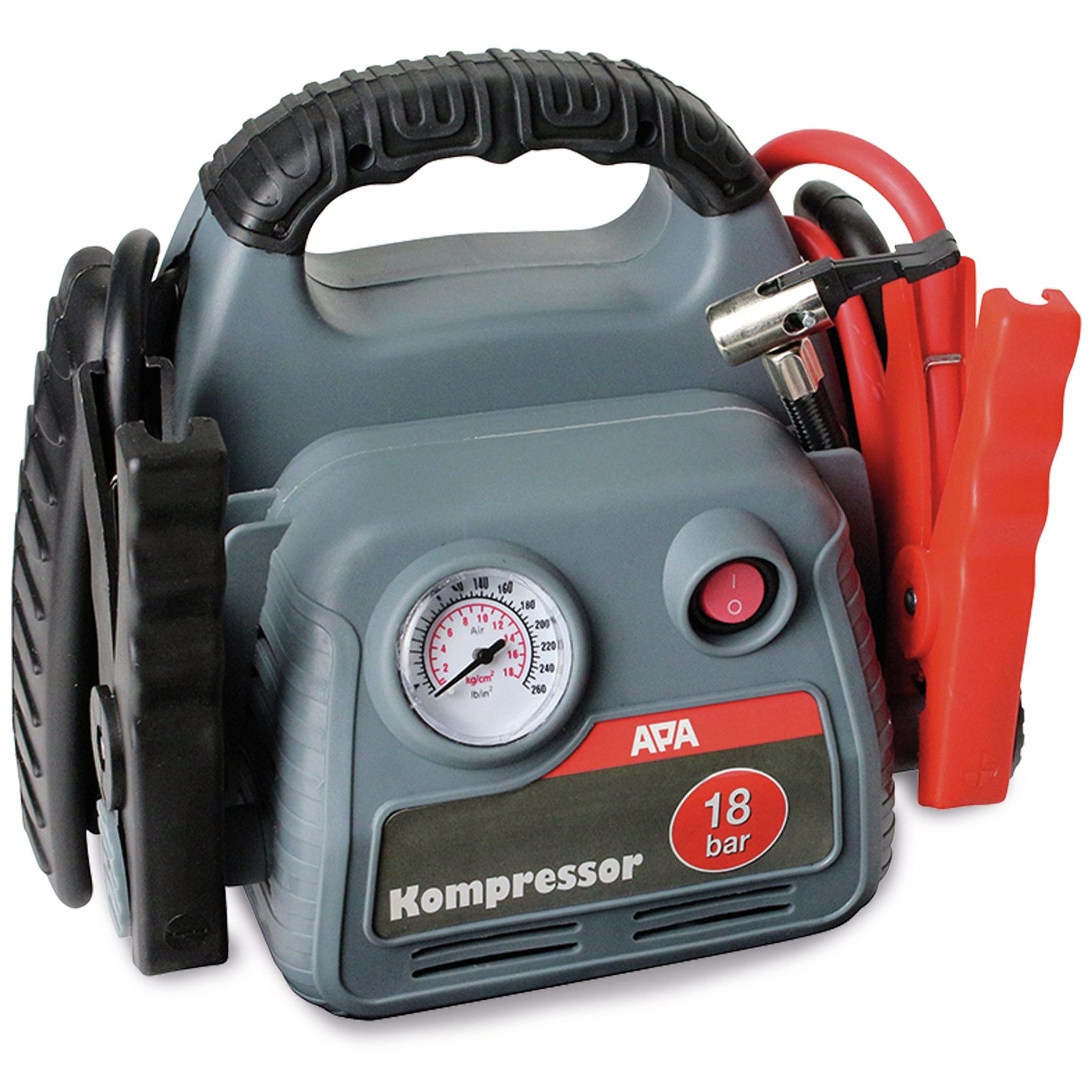 APA Jump Starter 16540, 500 A, incl. 18 bar compressor