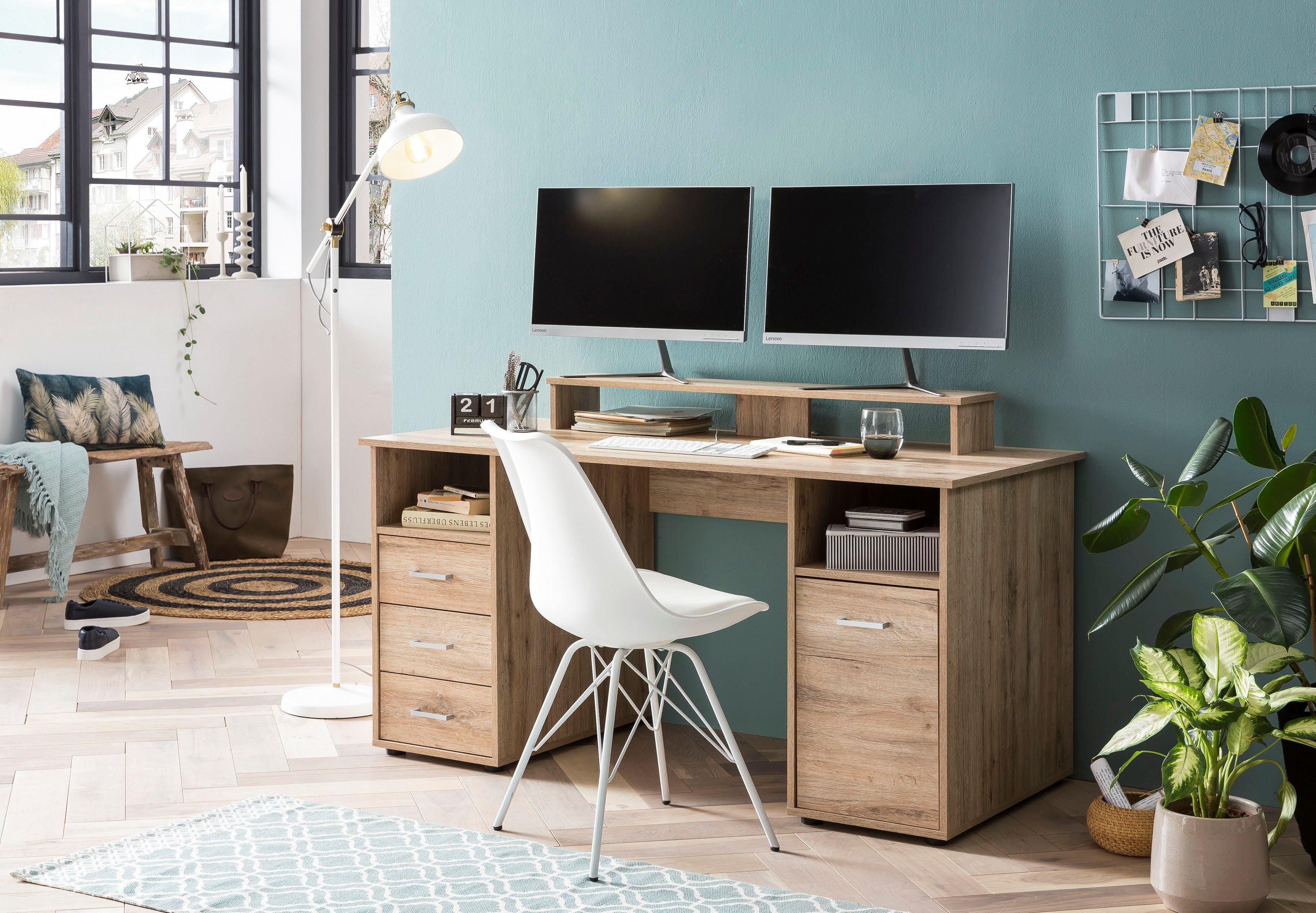 Schildmeyer Schreibtisch Baku, Breite 150 cm, Made in Germany günstig online kaufen