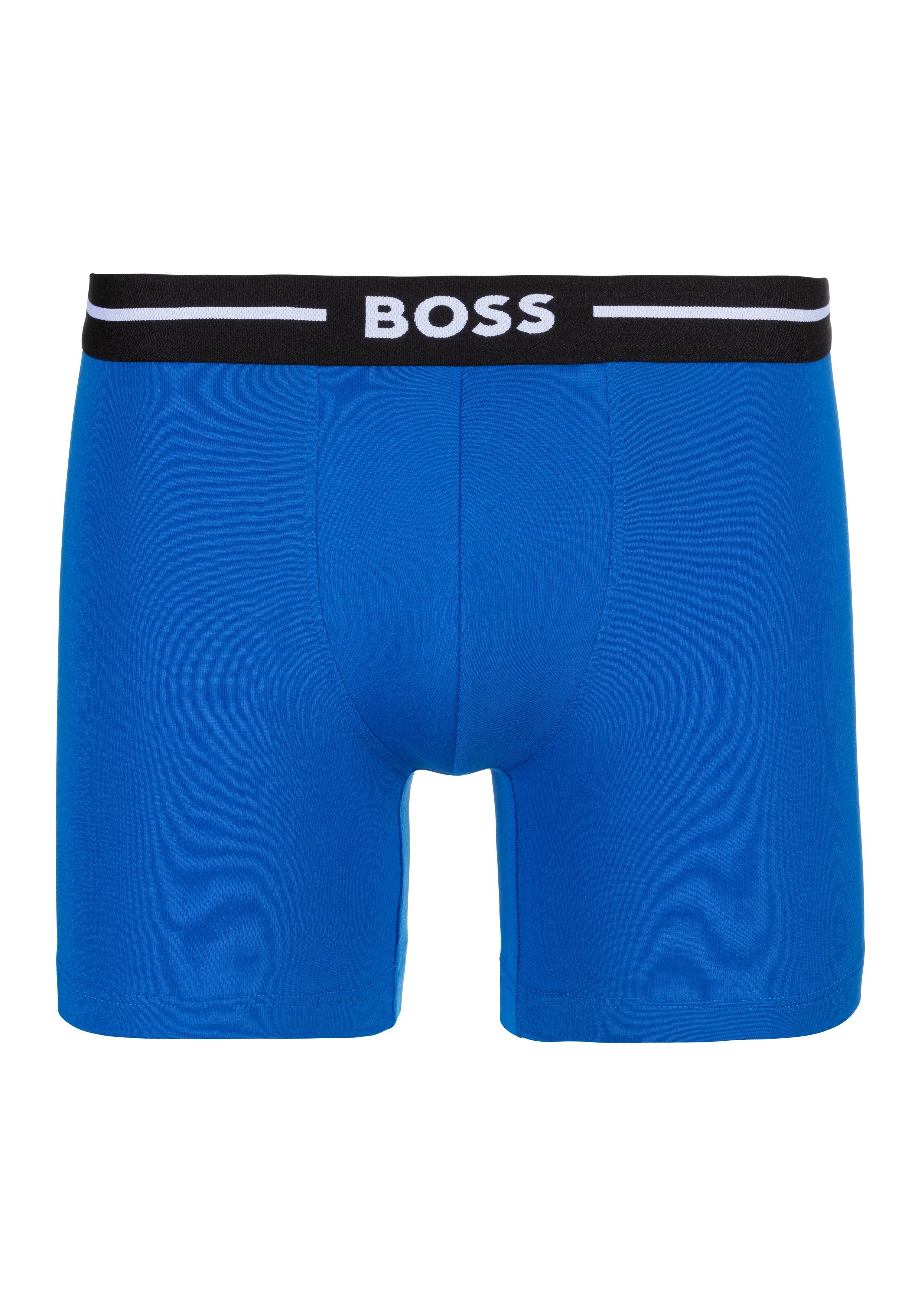 BOSS Boxer BoxerBr 3P Bold (Packung, 3-St., 3er) mit elastischem Bund