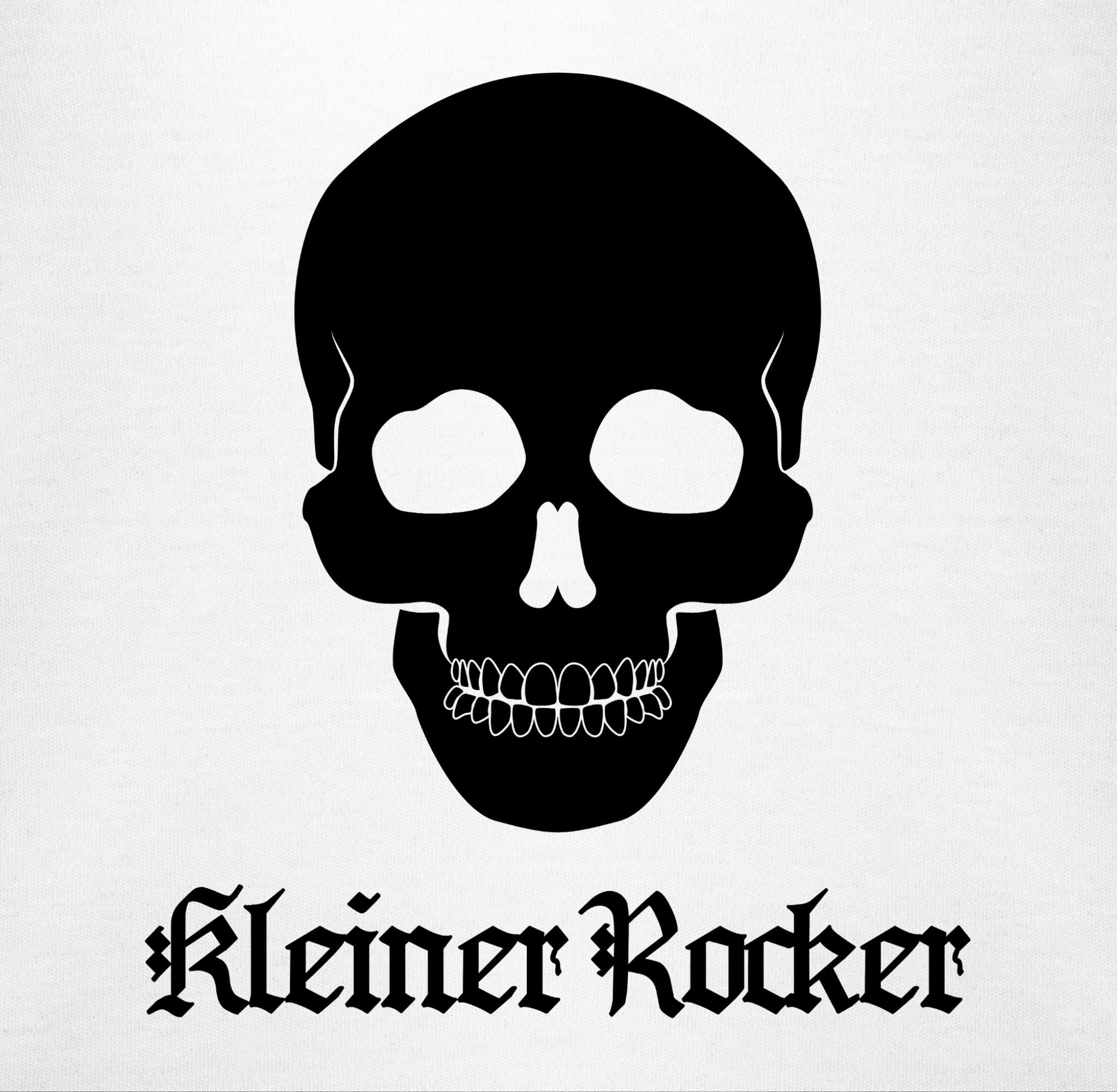 Shirtracer Shirtbody Kleiner Rocker Totenkopf Strampler Baby Mädchen & Junge