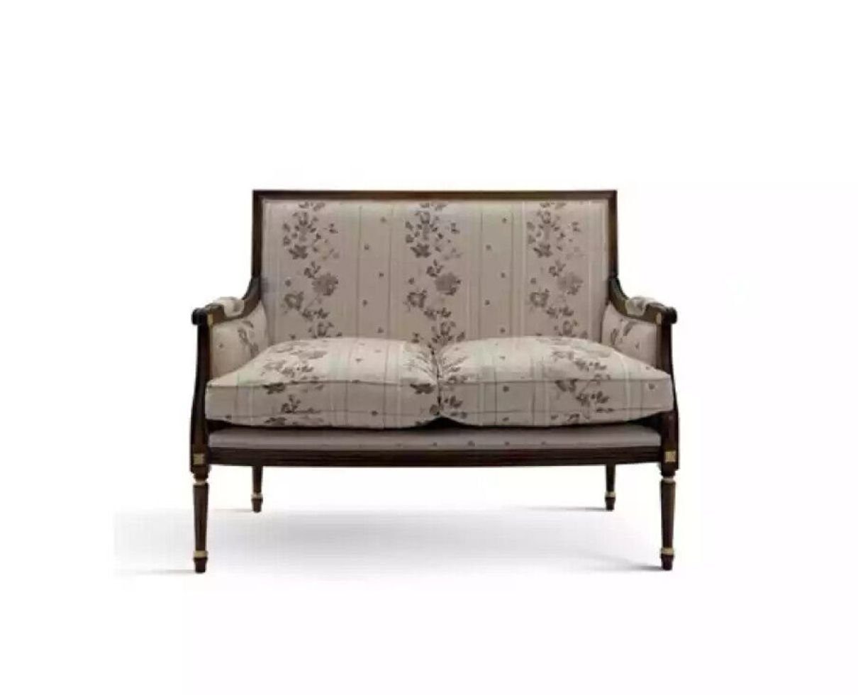 JVmoebel 2-Sitzer Design Sofa 2 Sitzer Sofa Polster Design Luxus Stoffsofas Textil, 1 Teile, Made in Italy