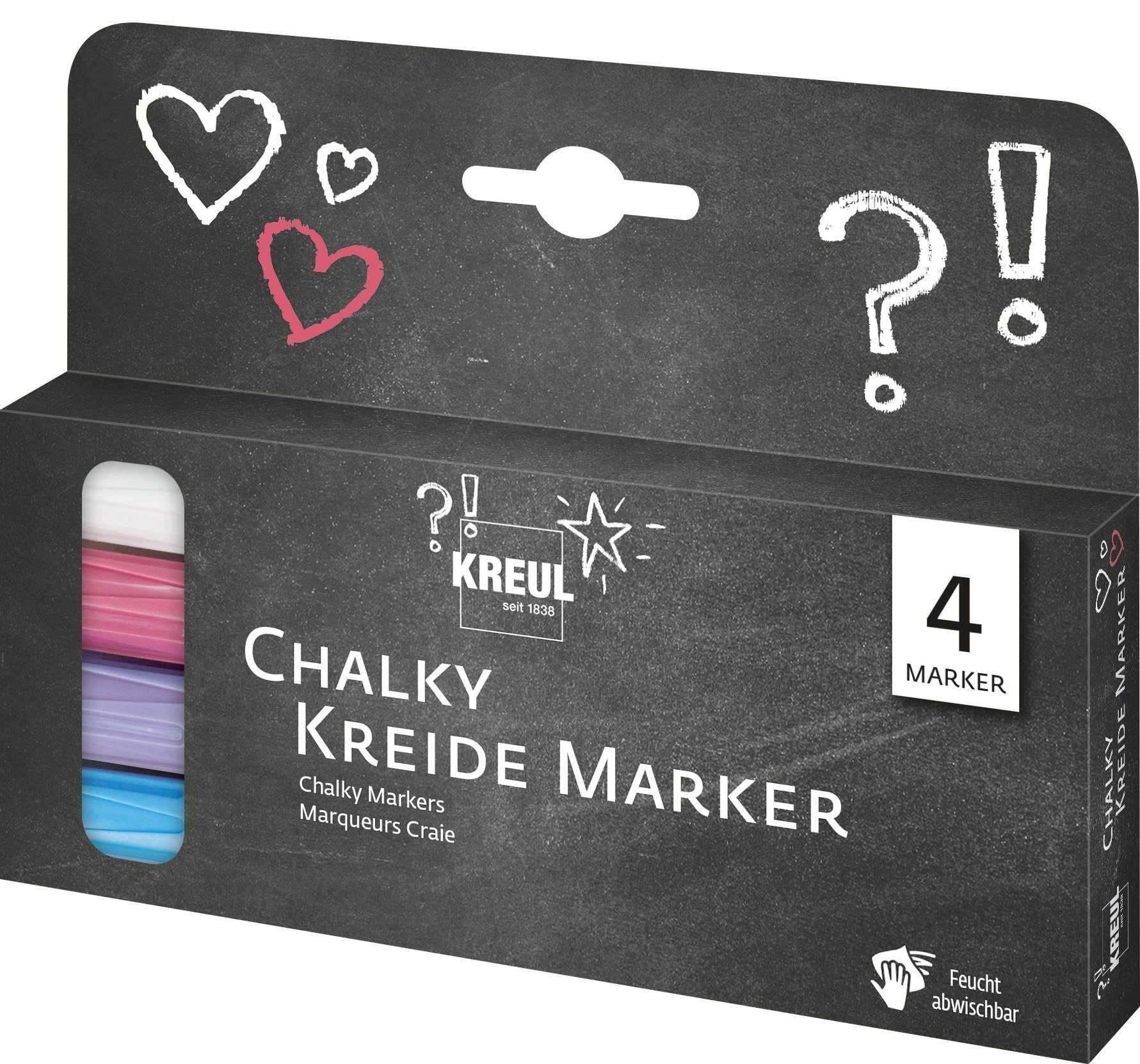 Chalky, Kreul Kreidemarker 4er-Set