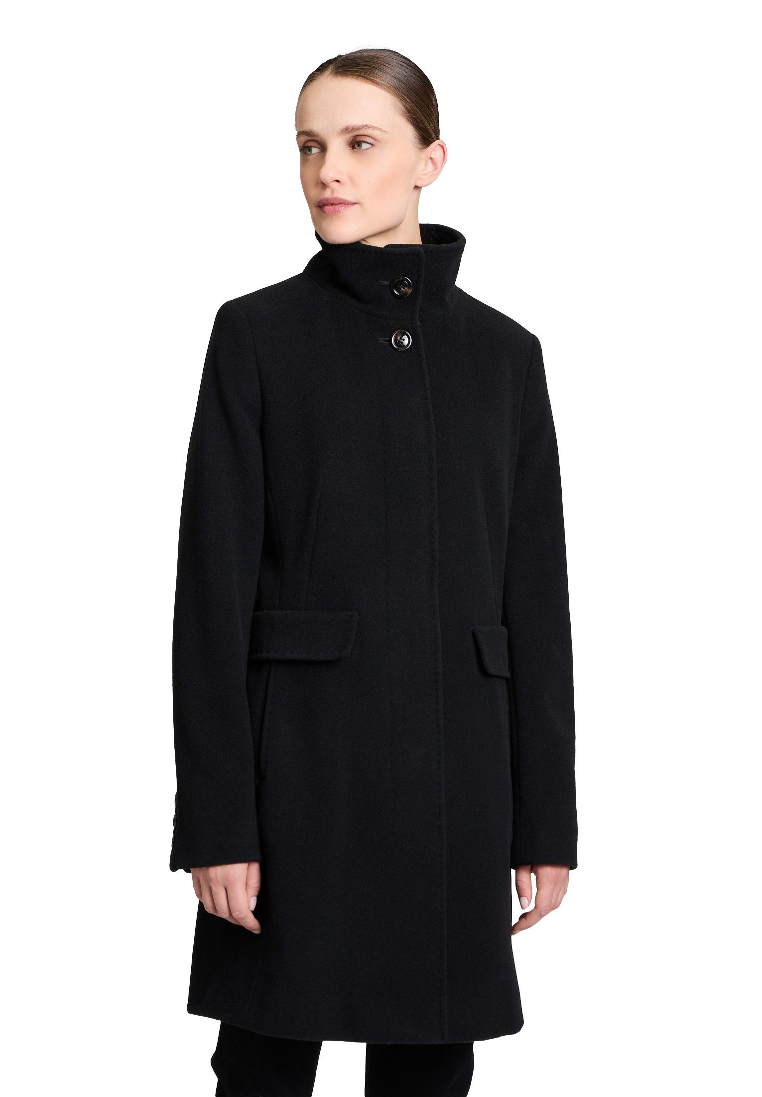 Gil Bret Wolljacke Mantel mit Stehkragen günstig online kaufen