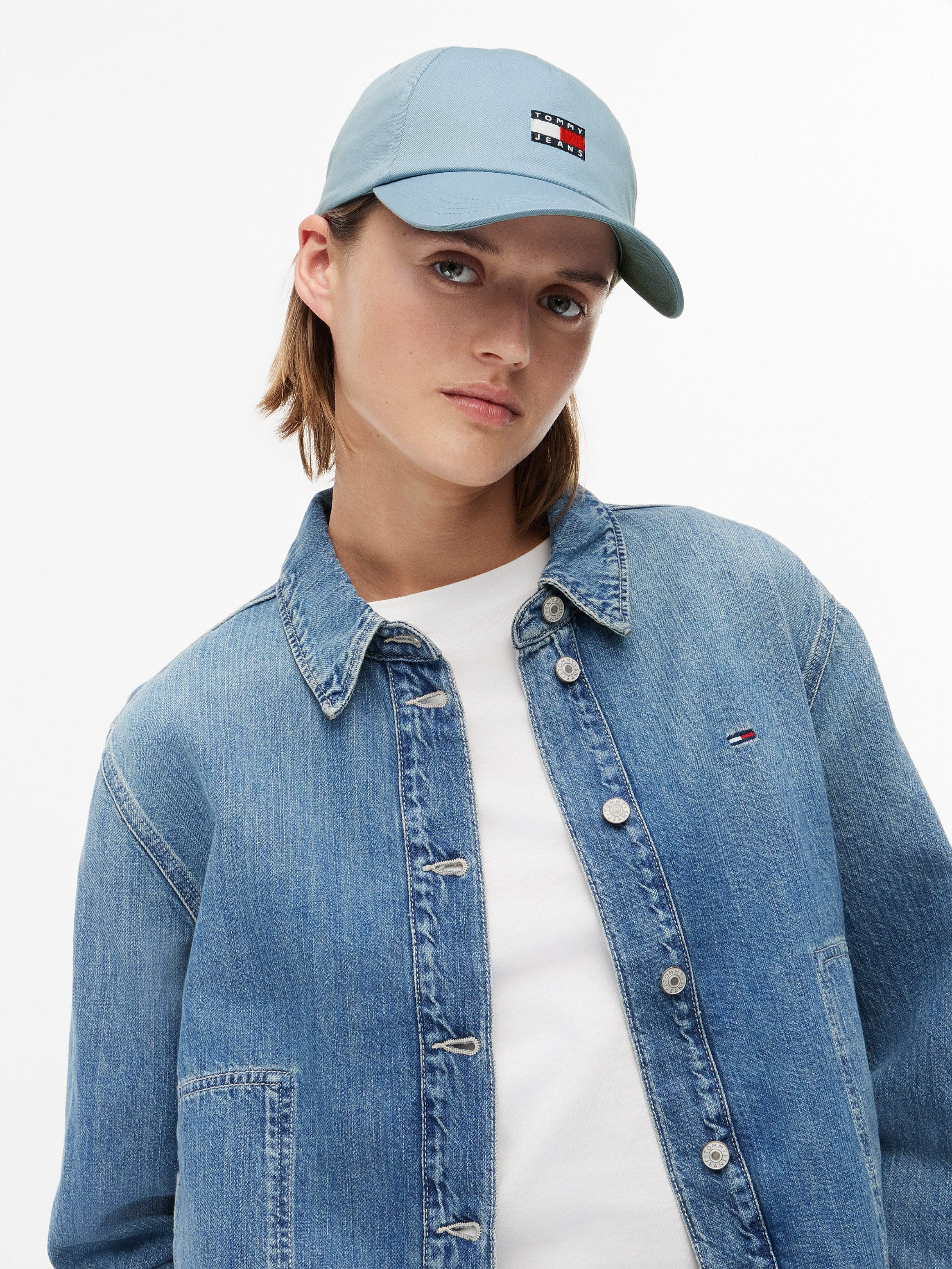 Tommy Jeans Baseball Cap TJW HERITAGE CORE 5 PANEL CAP Logoprägung, Klemmverschluss UNISEX