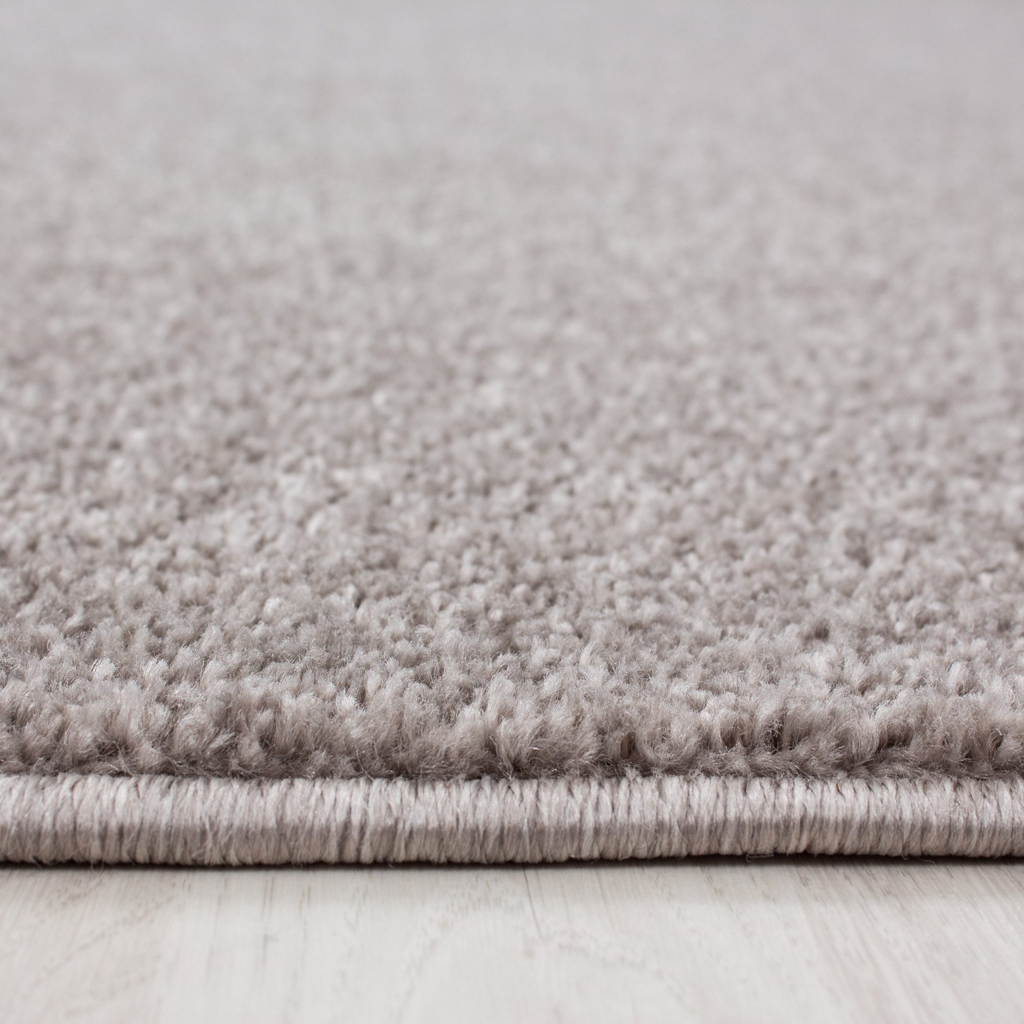 Carpettex Kurzflor-Bettumrandung Unicolor - Einfarbig, Höhe günstig online kaufen