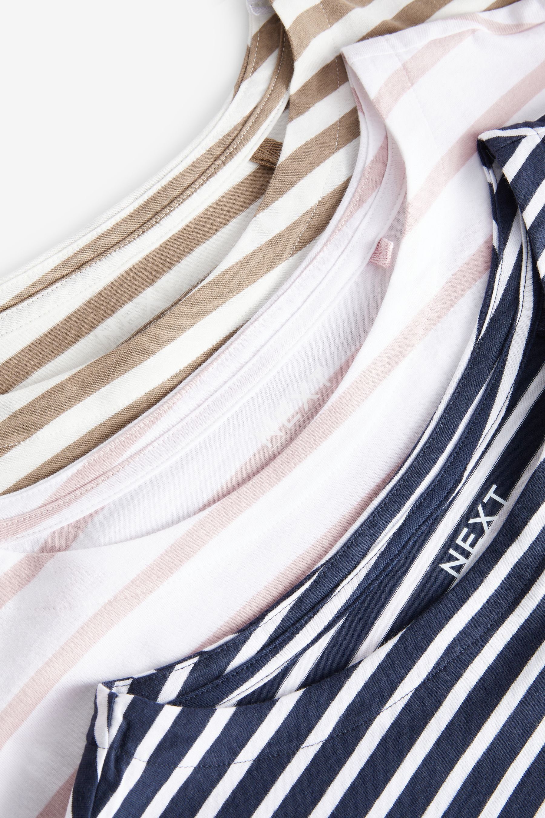 Next T-Shirt -Shirts mit Flügelärmeln im 5er-Pack (3-tlg)