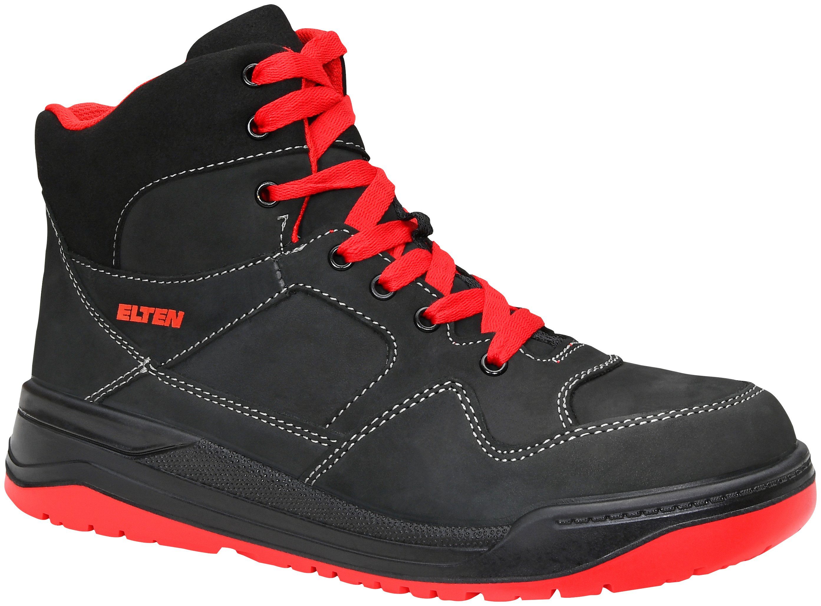 Beliebte Neuerscheinungen Elten MAVERICK black-red ESD Einlegesohle PRO S3 Mid black ESD Sicherheitsstiefel, Ganzflächige