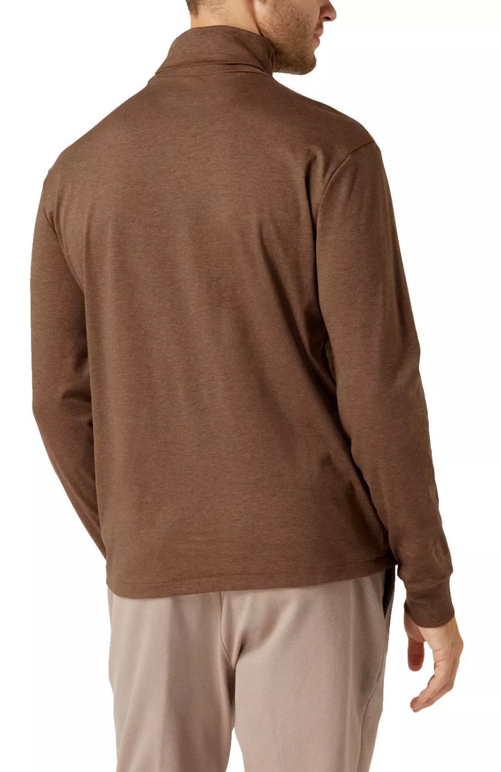 Polo Ralph Lauren Rollkragenshirt Longsleeve Rollkragen Shirt Pullover Custom Slim Fit Dünner, elastischer Jersey - Ärmel mit Bündchen