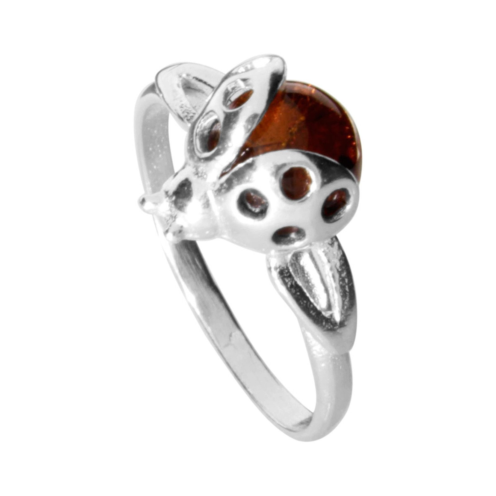 OSTSEE-SCHMUCK Fingerring Ostsee-Schmuck Ring Marienkäfer Ring Marienkäfer (1-tlg)
