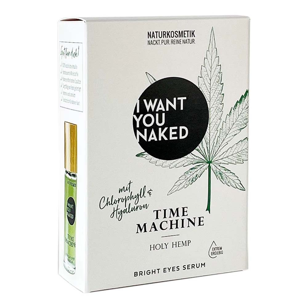 I WANT YOU NAKED Augenserum Holy Hemp The Time Machine - Bright Eyes Serum 10ml