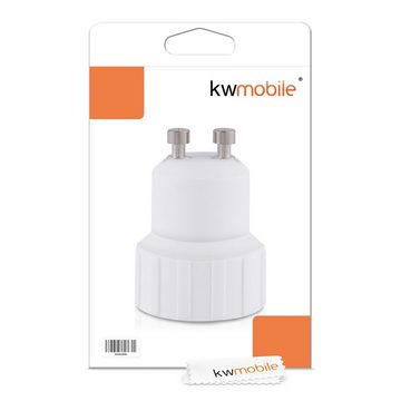 kwmobile Lampenadapter Konverter GU10 auf E14 Sockel für Lampen Elektro-Adapter, 2,90 cm