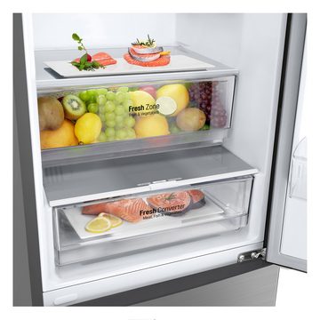 LG Kühl-/Gefrierkombination Serie 5 GBP52PZNCN1, 203 cm hoch, 59.5 cm breit, Total No Frost, Multi-Airflow Umluftkühlung, Express Cooling