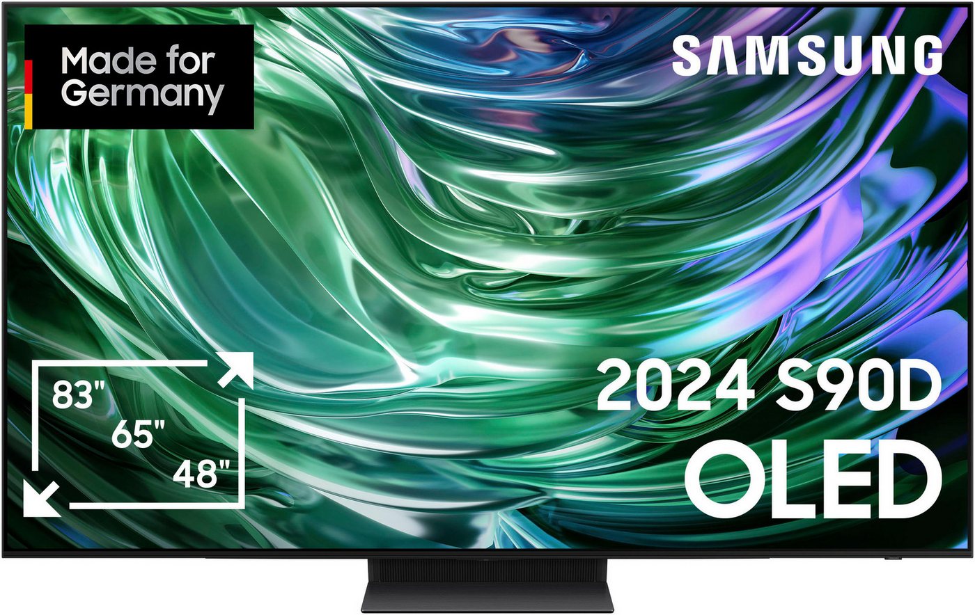 Samsung GQ55S90DAE OLED-Fernseher (138 cm/55 Zoll, 4K Ultra HD, Smart-TV) schwarz ! RABATT: 22.9% Samsung GQ55S90DAE OLED-Fernseher (138 cm/55 Zoll, 4K Ultra HD, Smart-TV) schwarz ! RABATT: 22.9%
