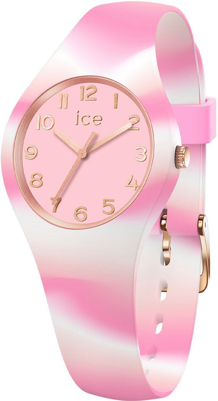 ice-watch Quarzuhr ICE tie and dye - Pink shades - Extra-Small - 3H, 021011, Kinderuhr, Mädchenuhr, ideal auch als Geschenk