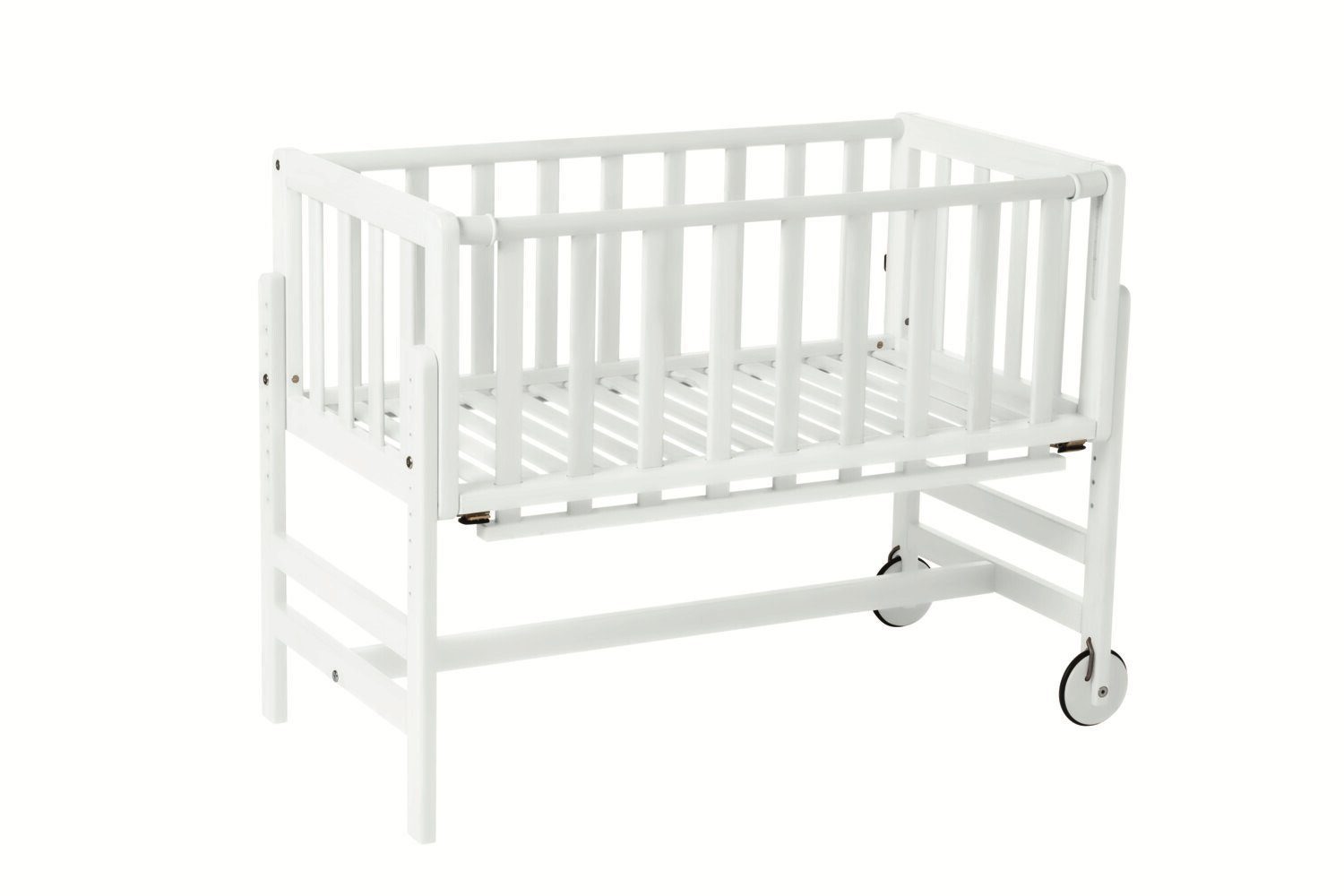 Geuther Beistellbett Betty - 9-Fach Höhenverstellbar, stabil & ideal für Neugeborene