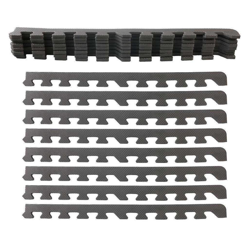 Sporttrend 24 Bodenmatte 8 Schutzmatten + 16 Randstücke, 2,88qm, Bodenmatte