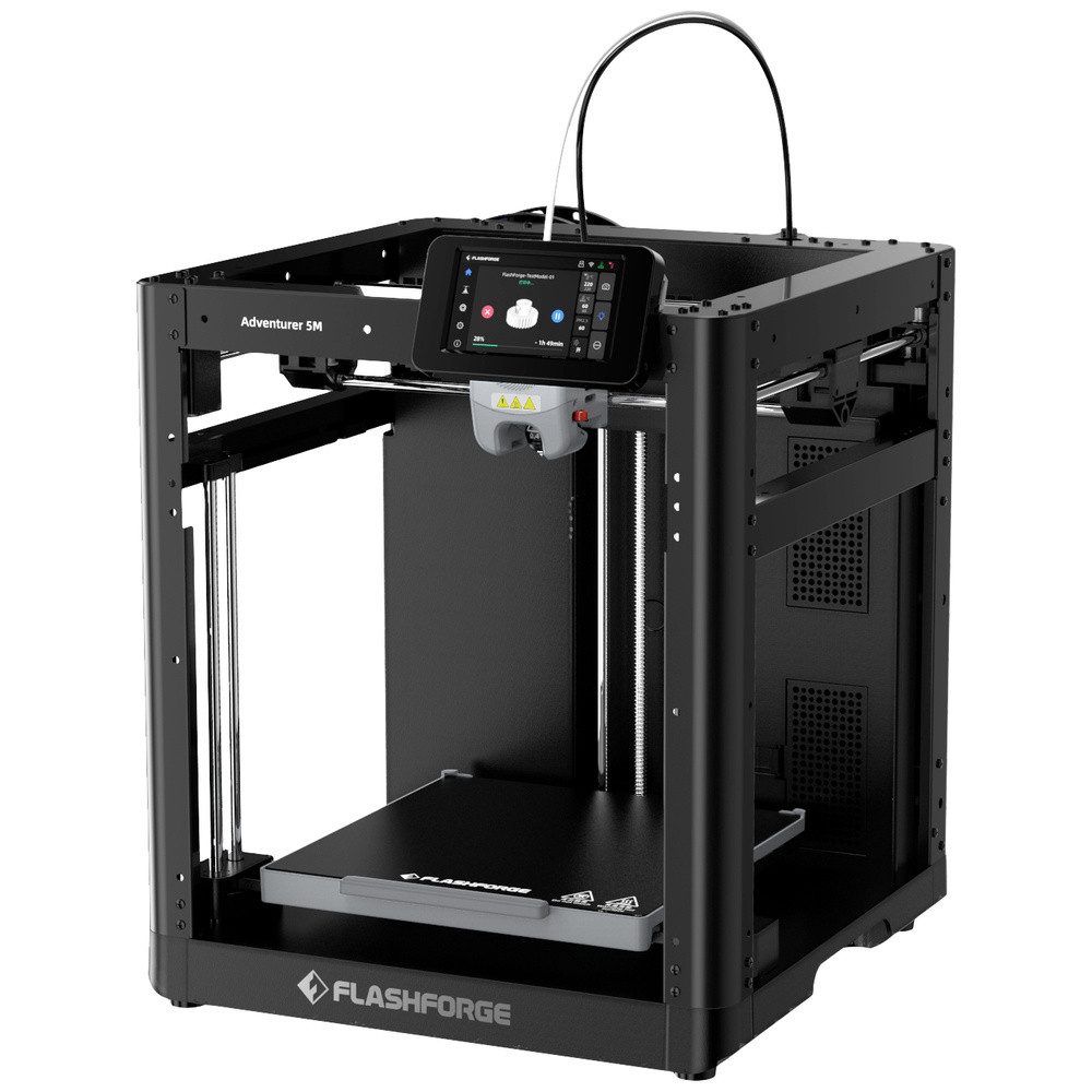 Flashforge 3D-Drucker Flashforge Adventurer 5M 3D Drucker beheizbares Druckbett, inkl. Fila