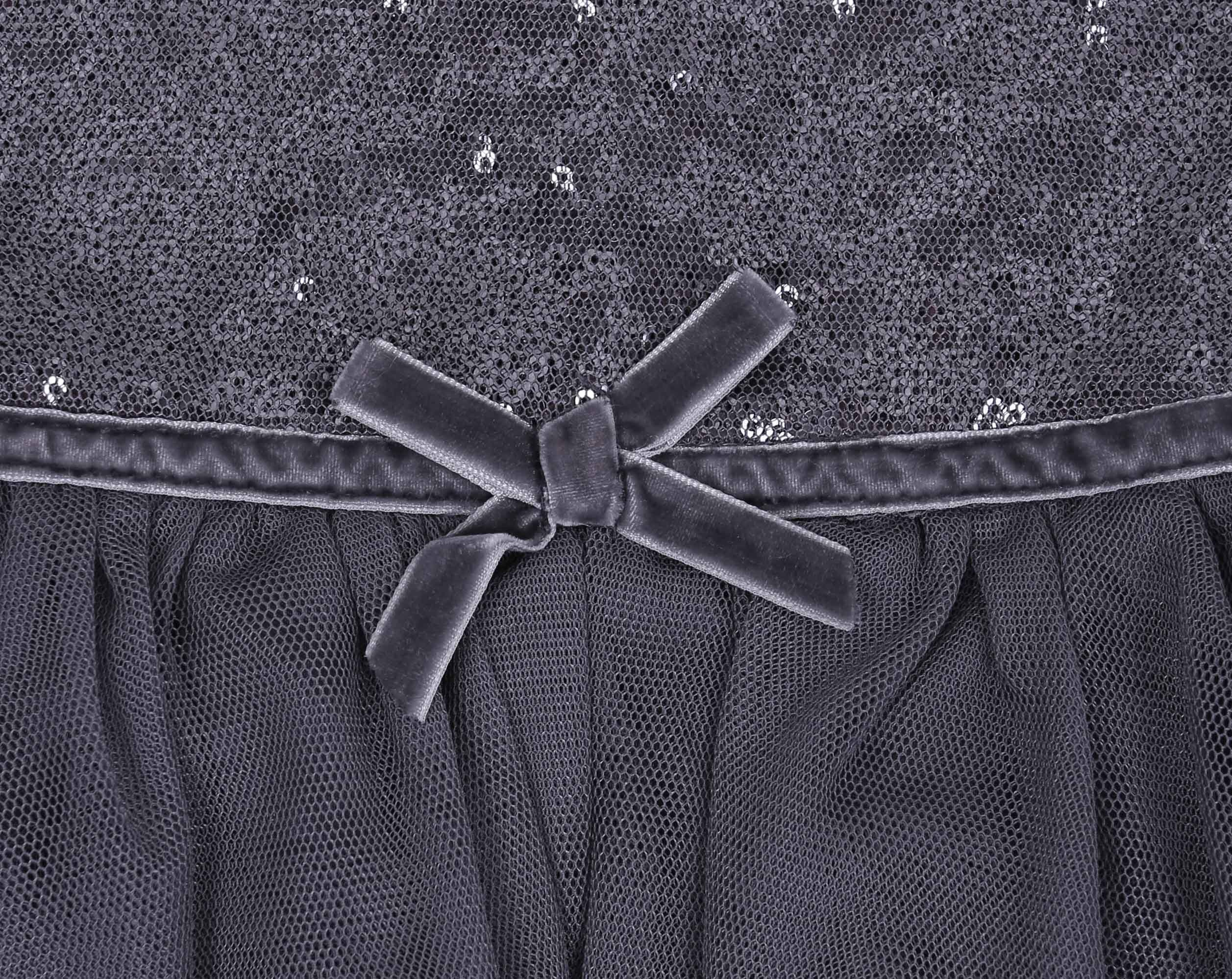 Sarcia.eu Tüllkleid Graphitgraues, elegantes Tüllkleid