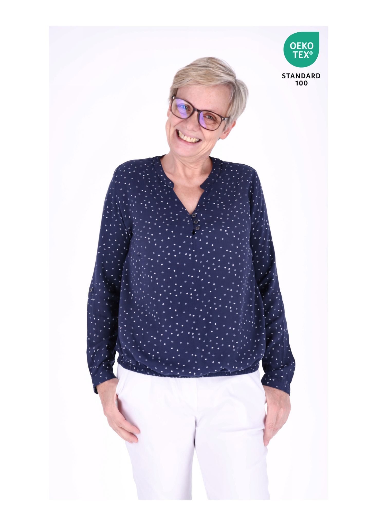 SPLASH OF COLOR Klassische Bluse