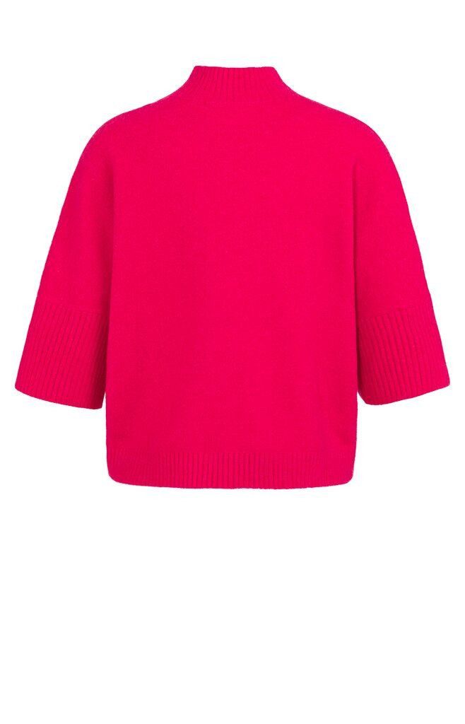 YAYA Stehkragenpullover Pullover mit gerippten Ärmeln günstig online kaufen