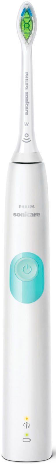 Philips Sonicare Elektrische Zahnbürste HX6807/51, Aufsteckbürsten: ProtectiveClean Clean Putzprogramm 2 St., 4300 mit inkl. Schalltechnologie