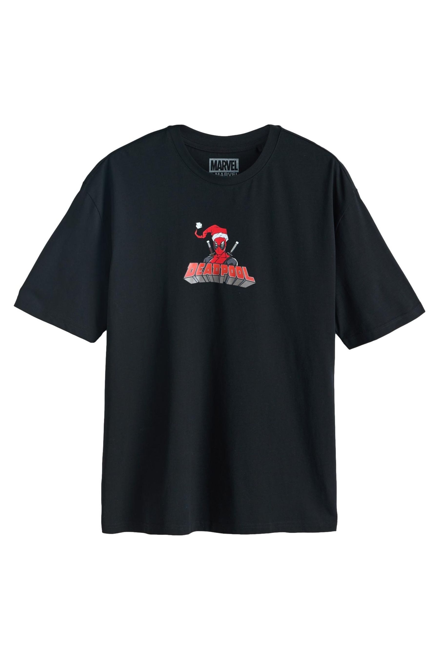 T-Shirt Regular Fit T-Shirt mit Grafik-Weihnachtsprint