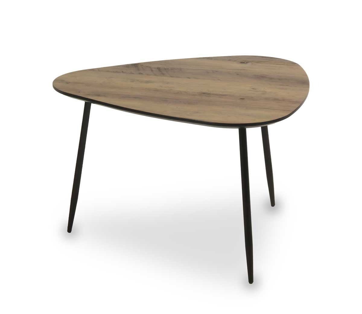 Kiom Beistelltisch astig Uruapan Eiche Table Coffee braun