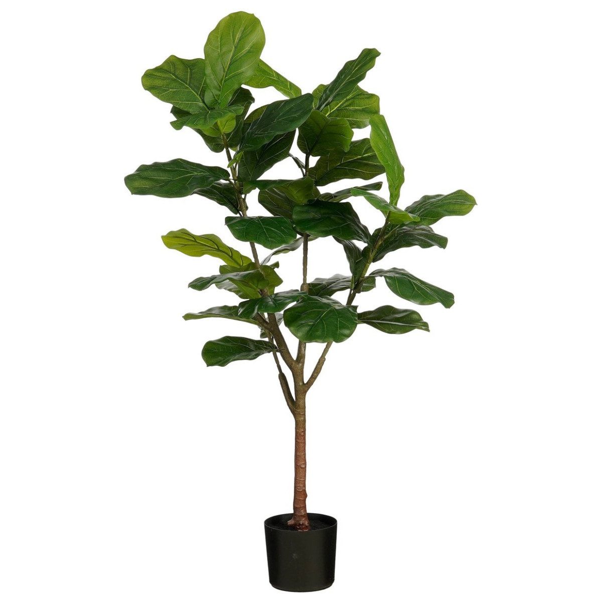 Kunstpflanze Mica Decorations Ficus Lyrata Kunstpflanze H150 x Ø50 cm, Mica Decorations, Höhe 150 cm